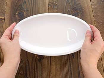 おしゃれ皿15枚セット！未使用！新品！美品！個性的なオーバル型デザイン白皿 皿 大皿 29cm オーバルプラター 楕円皿 白 フォンテ おしゃれ